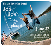 Save the Date Wedding Magnet
