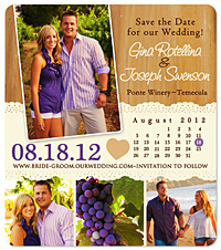 "Better Together" Calendar Save the Date Magnet
