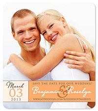 "Big Day" Save the Date Magnet