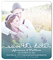 "Showcase" Save the Date Card