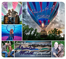 Hot Air Balloon Save the Date