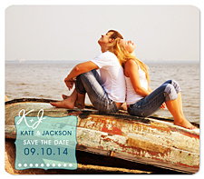 "Simple Calendar" Save the Date Magnet