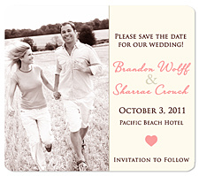 "Delight" Save the Date Magnet