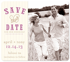 "Can Hardly Wait!" Save the Date Magnet