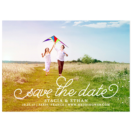 "Now & Always" Save the Date Magnet