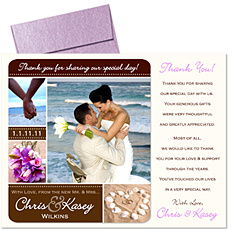 Wedding Thank You Collage Sample 4
