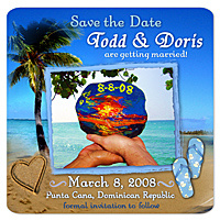 Painted Save the Date