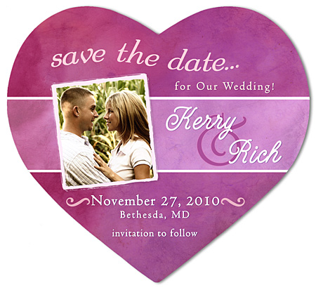Watercolor Save the Date Magnet