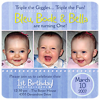 Triplet Birthday
